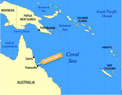 Saunders Beach location