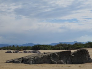 Big Rock September 2015 at low tide, near Althaus Creek.