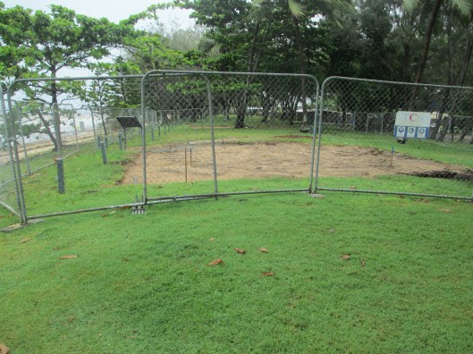 Image 15. The two clearings for the new rotundas. Taken 18 Feb 2014.